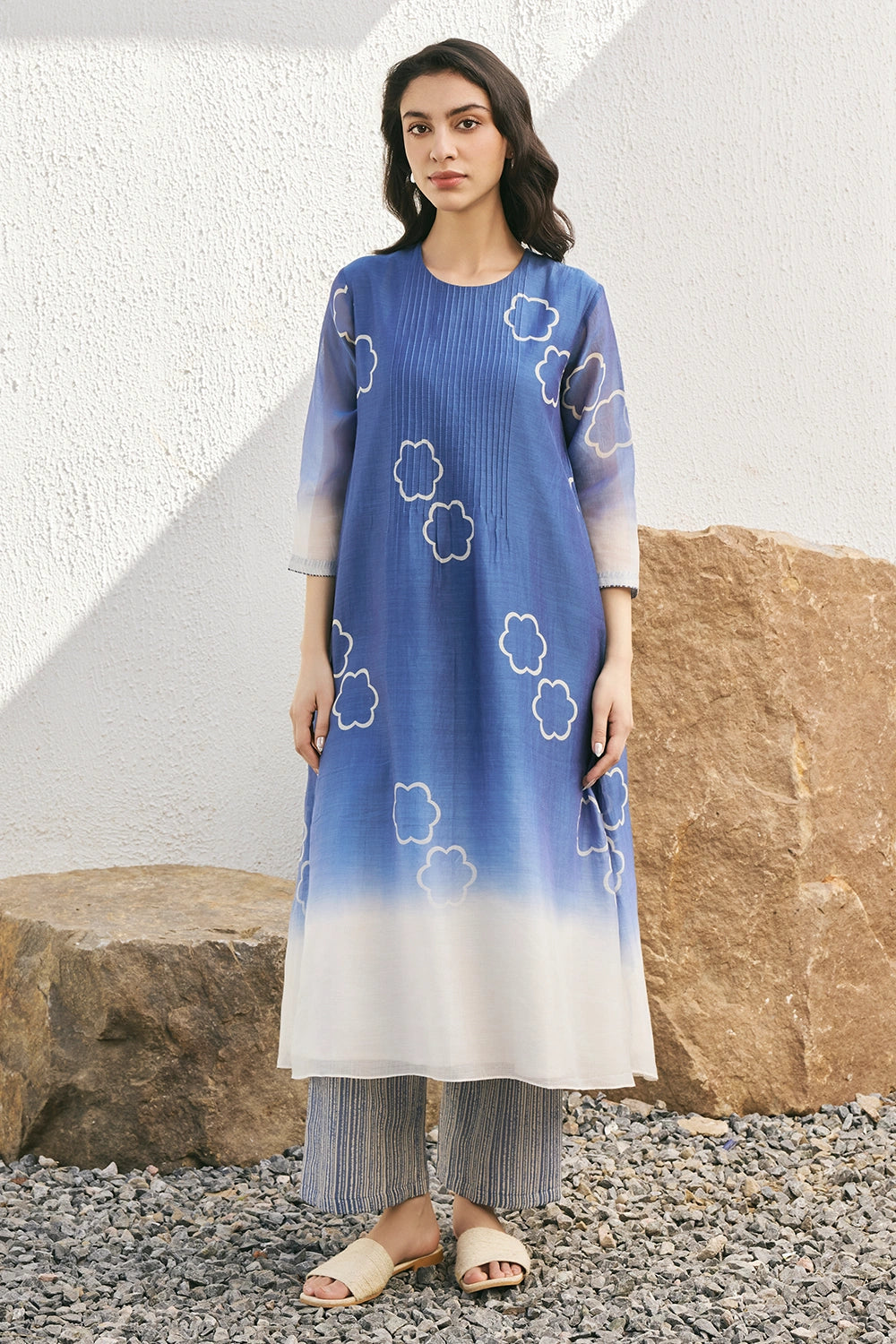 Ocean Blue Kurta Set