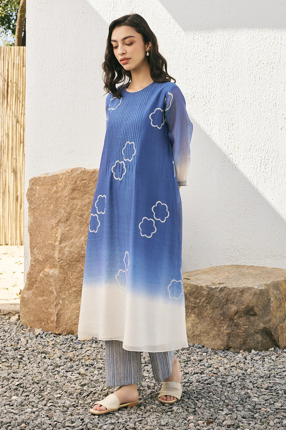 Ocean Blue Kurta Set