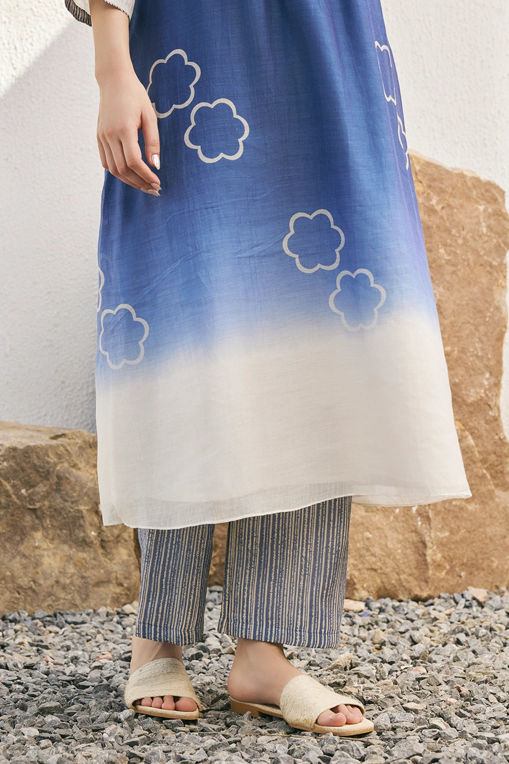 Ocean Blue Kurta Set