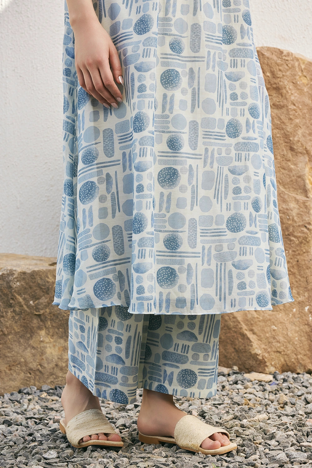 Powder Blue Kurta Set