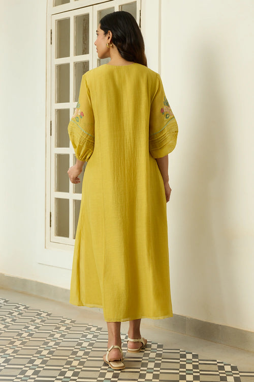 Marigold Applique Dress