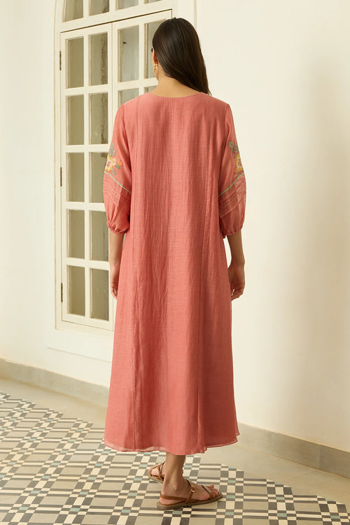 Blush Applique Dress