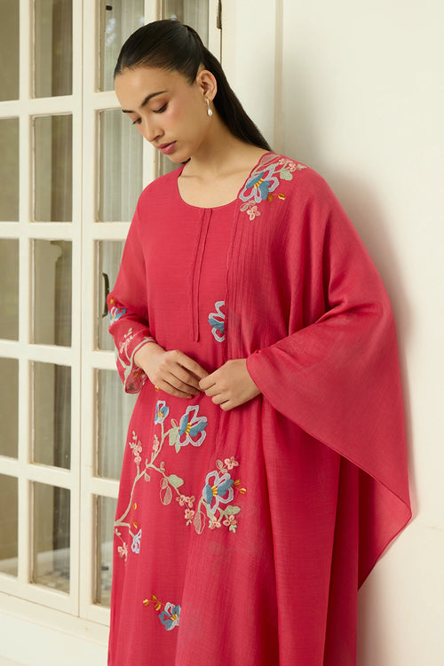 Scarlet Applique Kurta Set