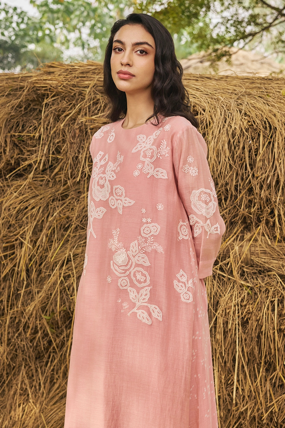Tulip Floral Applique Co-ord Set