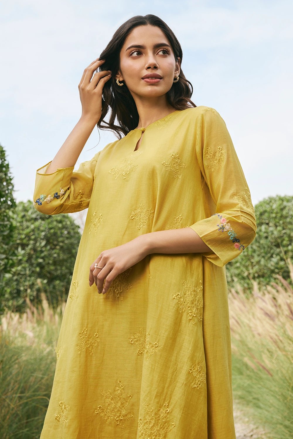 Daffodil Embroidered Co-ord Set
