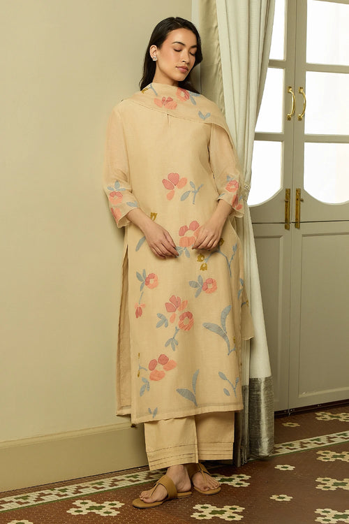 Sand Applique Kurta Set