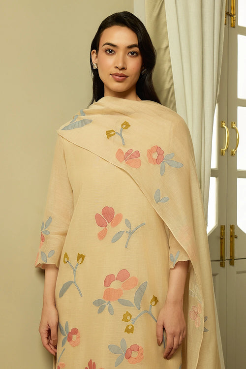 Sand Applique Kurta Set