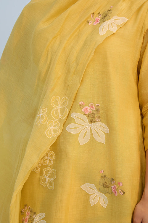 Rue Embroidered Kurta Set