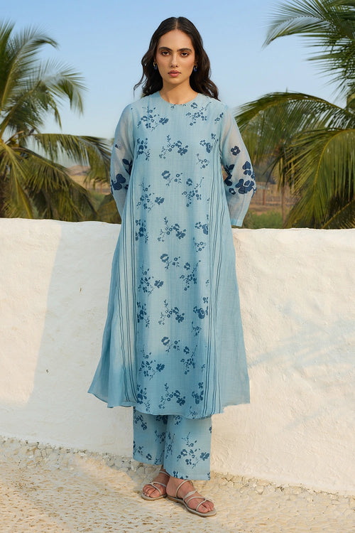 Sky Floral Co-ord Set