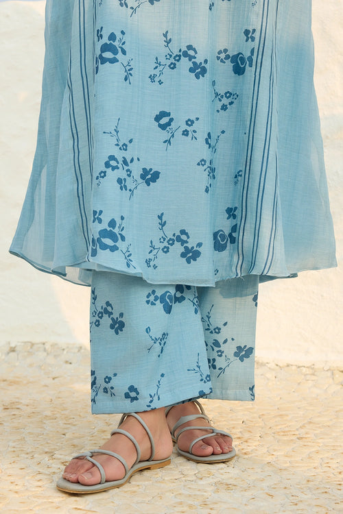 Sky Floral Co-ord Set
