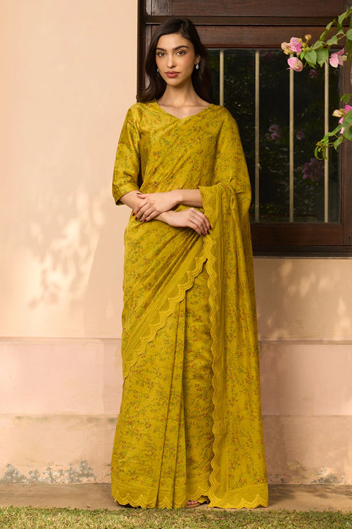 Tuscany Floral Saree