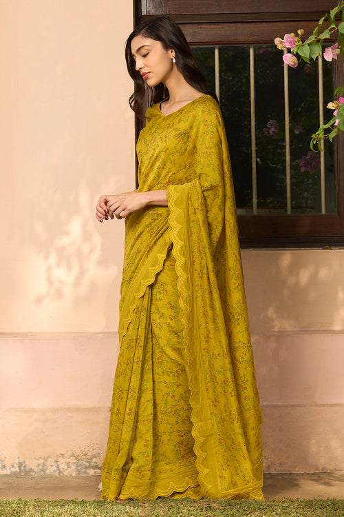 Tuscany Floral Saree