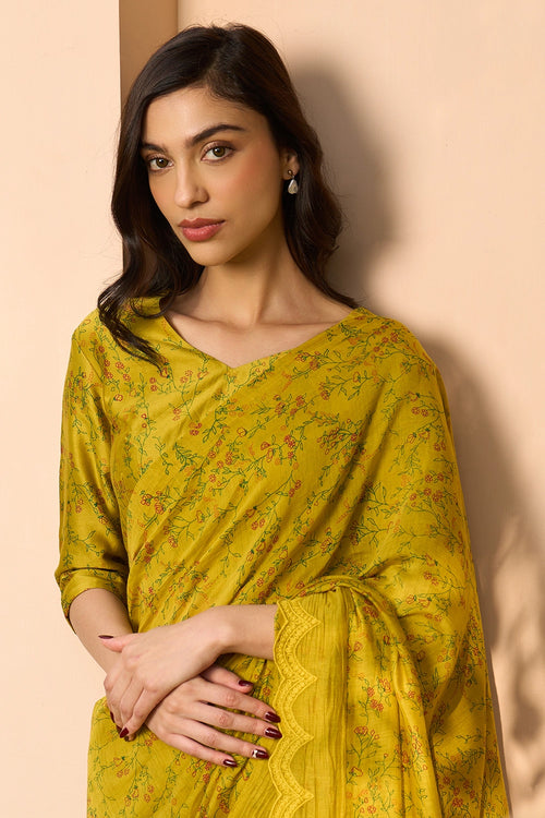 Tuscany Floral Saree