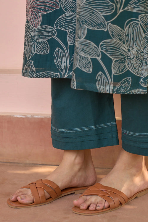Jade Bloom Kurta Set