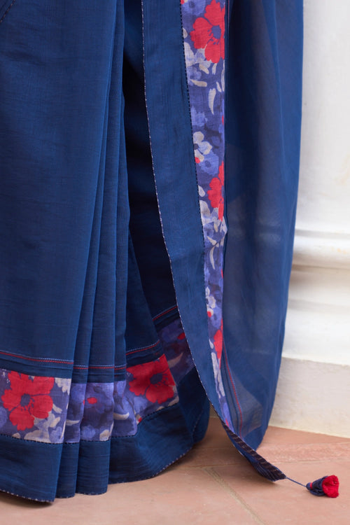 Sapphire Floral Saree