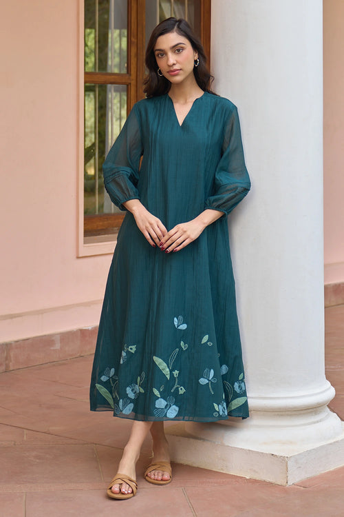 Jade Applique Dress