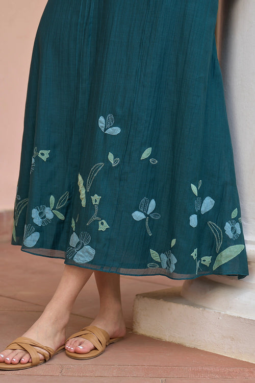 Jade Applique Dress