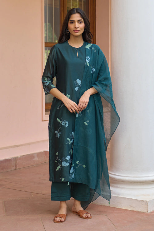 Jade Applique Kurta Set