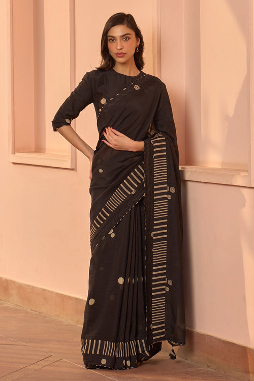 Noir Printed Saree