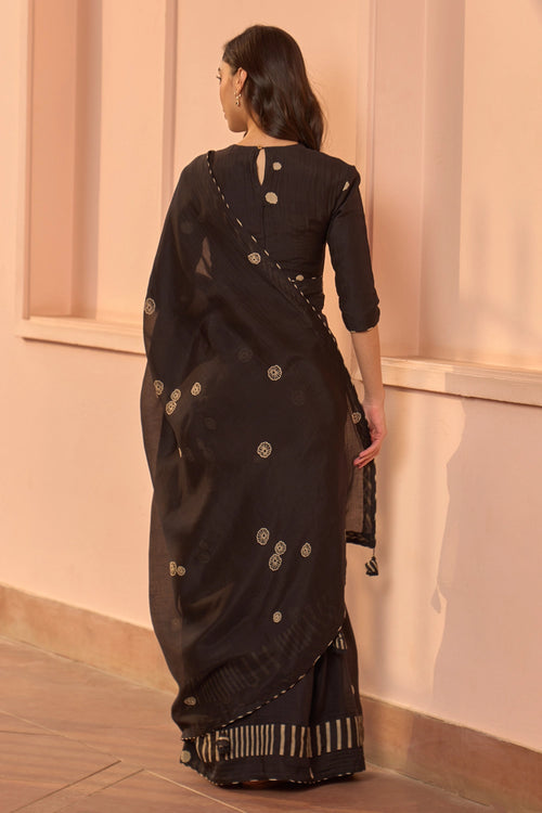 Noir Printed Saree