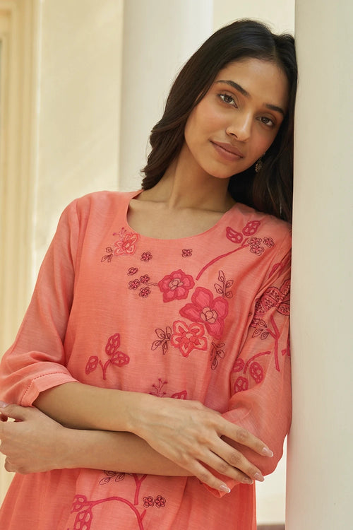 Hibsicus Floral Co-ord Set