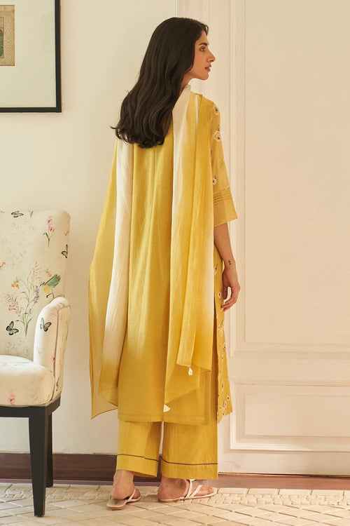 Rue Floral Printed Kurta Set