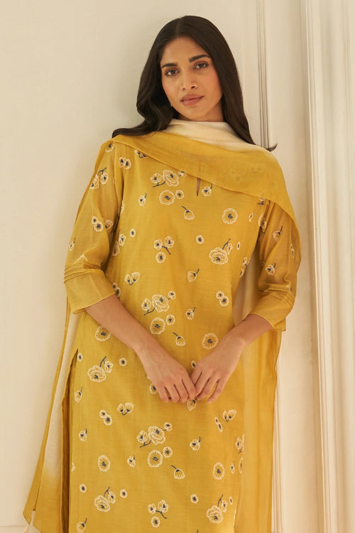 Rue Floral Printed Kurta Set
