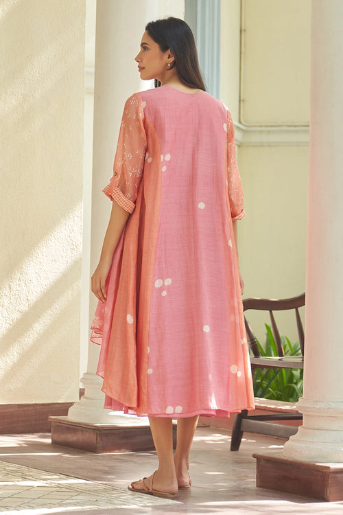 Peony Pintuck Jacket Dress