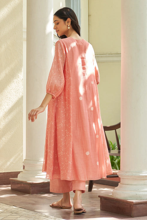 Hibiscus Pintuck Kurta Set