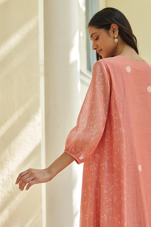 Hibiscus Pintuck Kurta Set