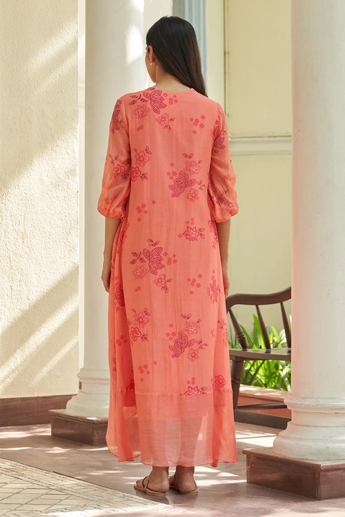 Hibiscus Pintuck Dress