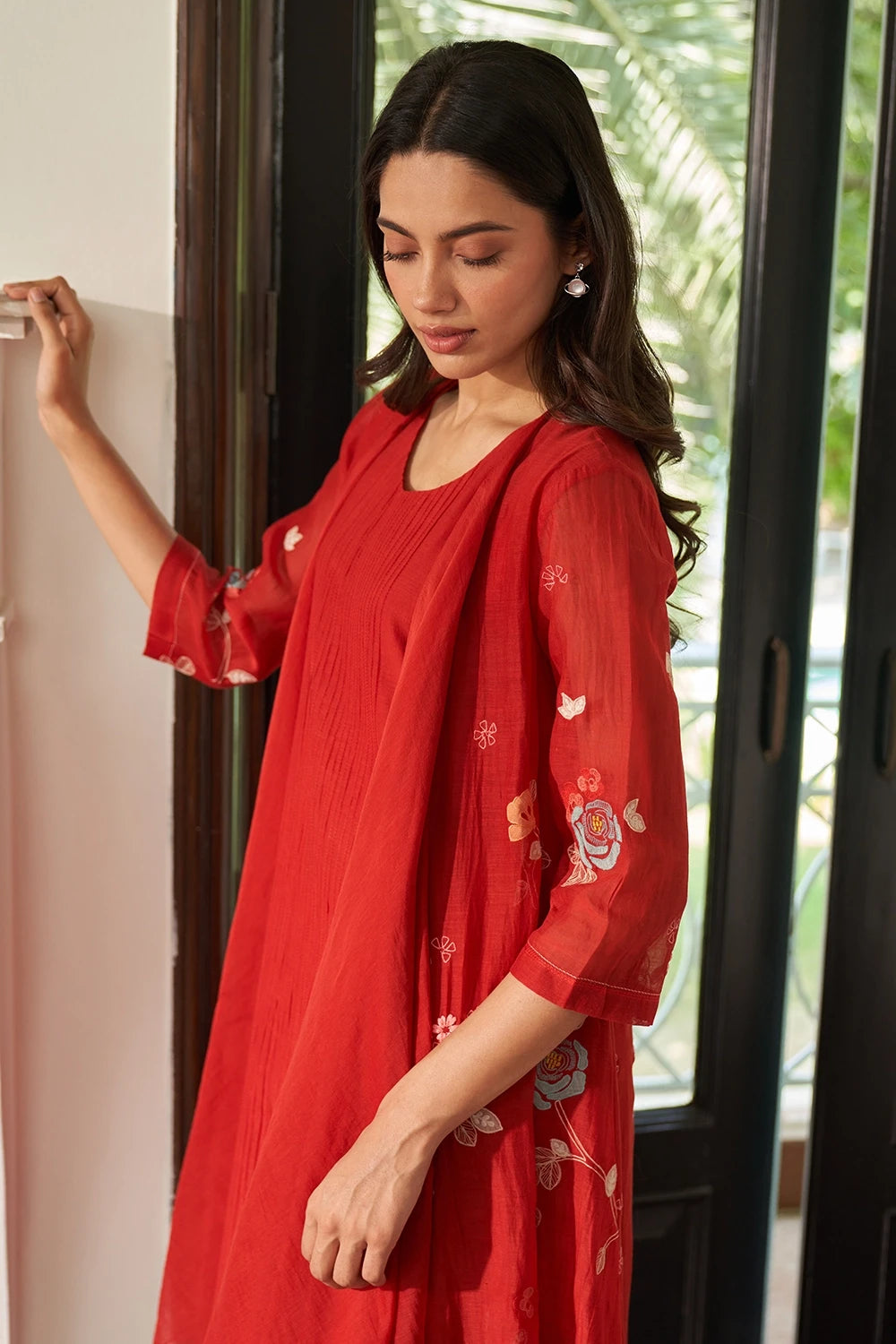 Poppy Applique Jacket Dress
