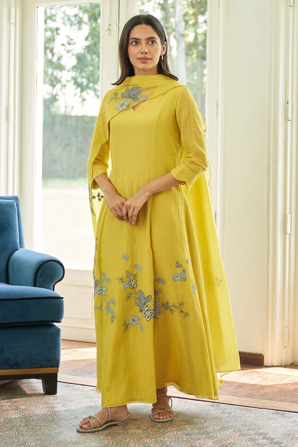 Daffodil Anarkali Set