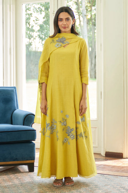 Daffodil Anarkali Set