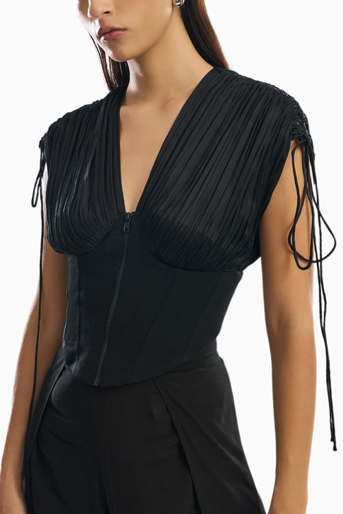 Veronica Corset in Crepe