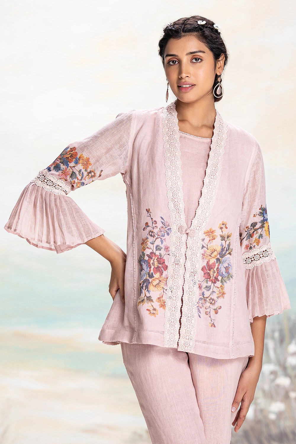 Vintage Rosa Tree Jacket Co-Ord Set