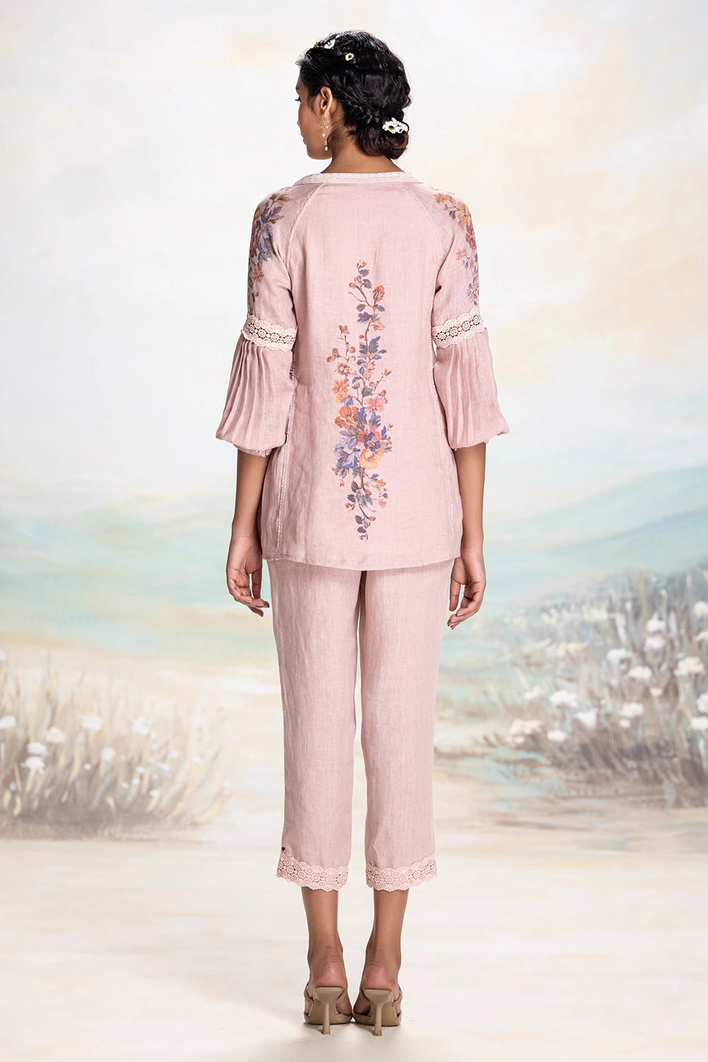 Vintage Rosa Wreath Co-Ord Set
