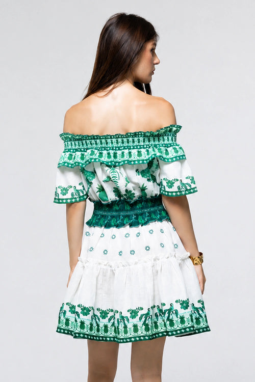 Robe Virginia Green Parrot