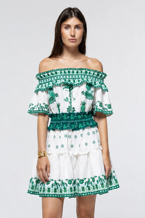 Robe Virginia Green Parrot