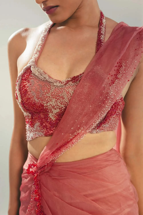 The Abstraction Saree Set