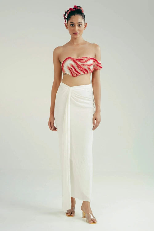 The Illusion Draped Skirt