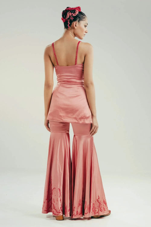 The Splash Kurta Top and Pants Set