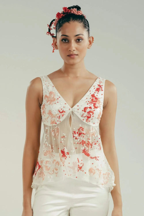 The Floral Burst Top