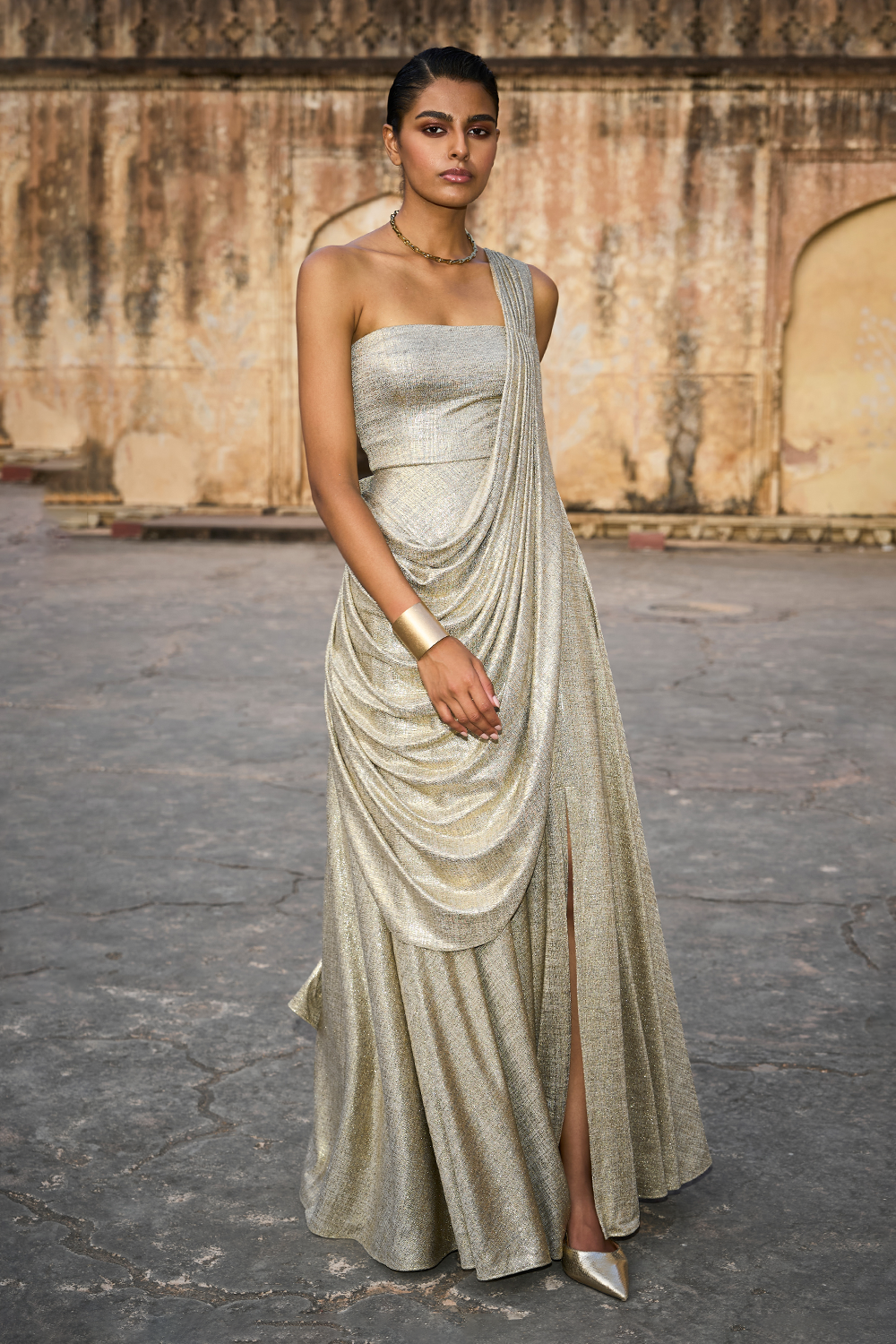 Sari Drape Gown