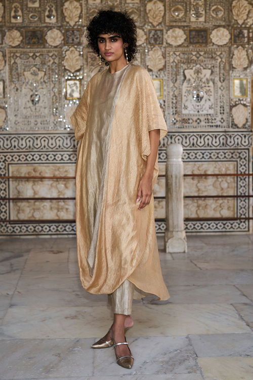 Draped Ombre Kaftan Pant Set