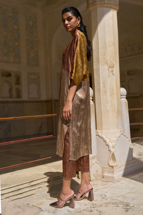 LamÃƒÂ© Blocked Tunic and Pant Set