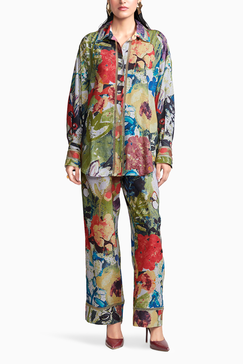 Linen Printed Co-ord Set