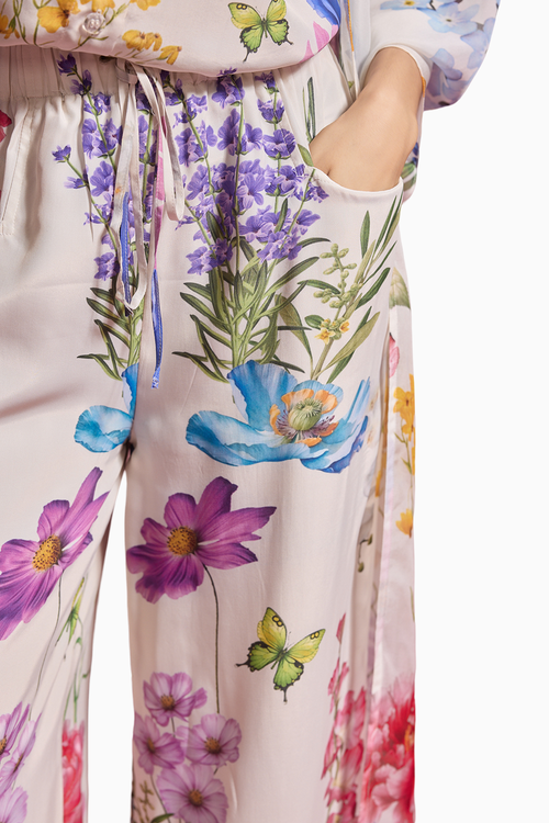 Sleeveless Floral Pant Set