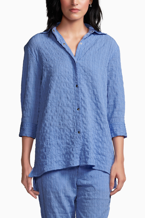 Crinkle Textured Shirt