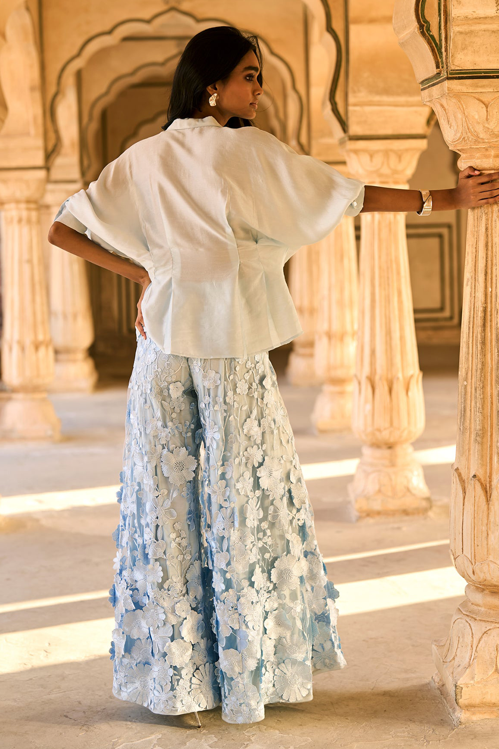 Shirt and Lace Pant Set